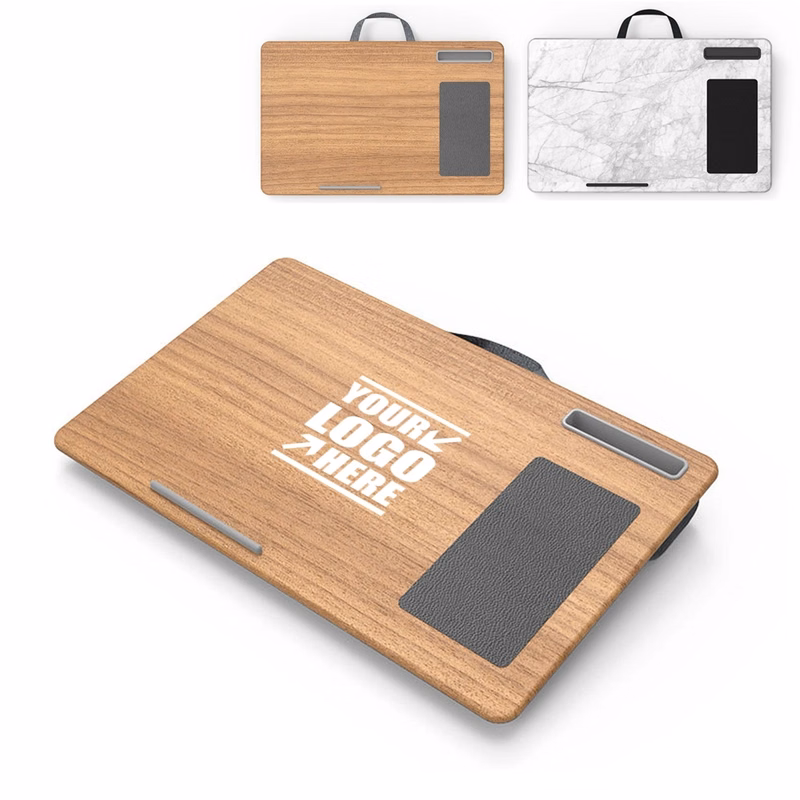 Lap Desk with Device Ledge, Mouse Pad and Phone Holder