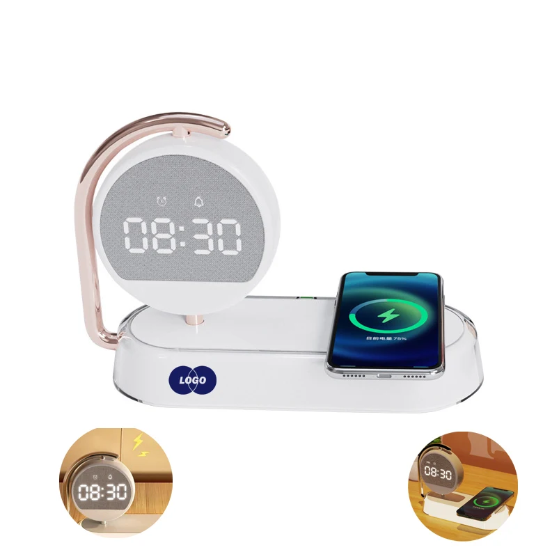 Wireless Charging LED Alarm Clock with Night Light 1