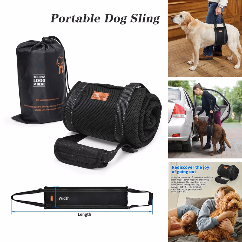 Portable Large Dog Hind Leg Support Sling Lift Harness Canine Aid Ligament Rehabilitation