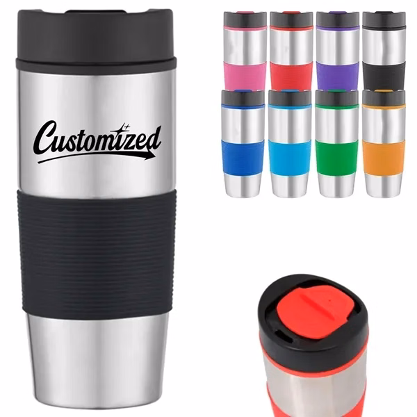 Custom Stainless Steel 16 oz Double Wall Coffee Mug — Premium Insulated Tumbler