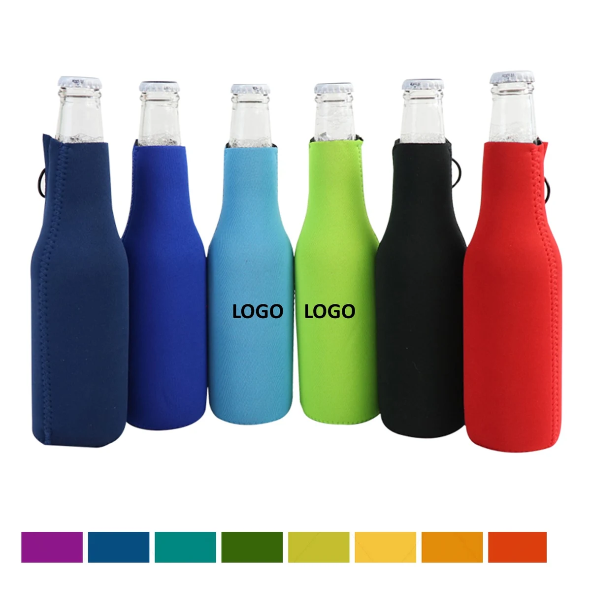 Zippered Bottle Can Coolers 1