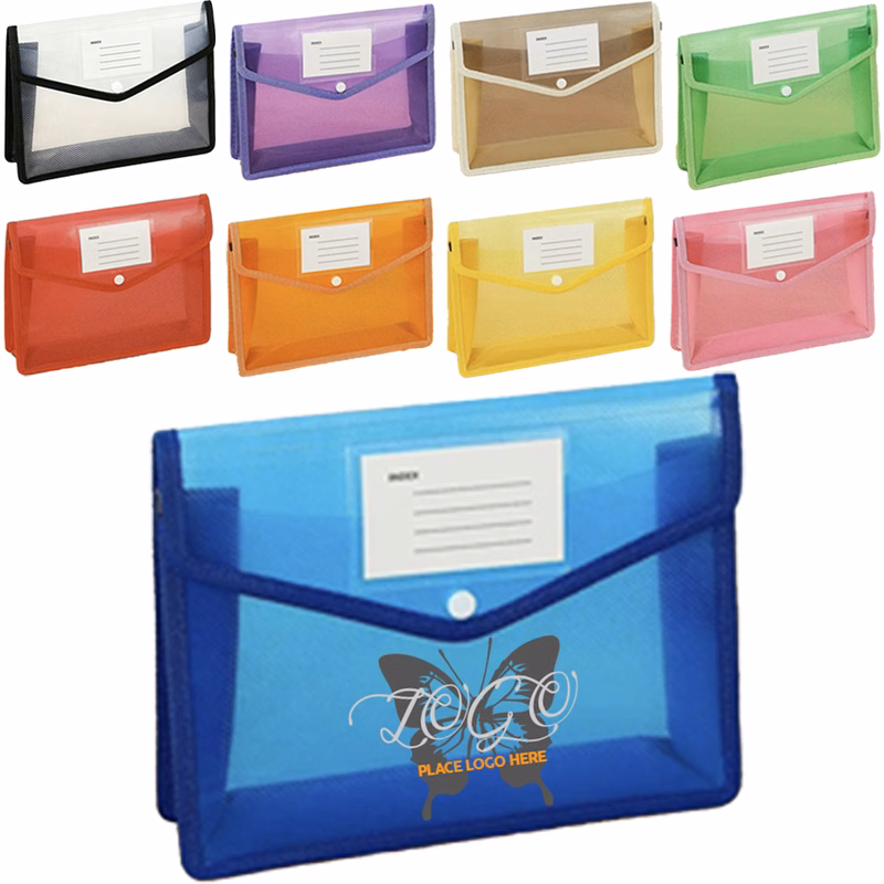 Clear Polypropylene Snap File Holder