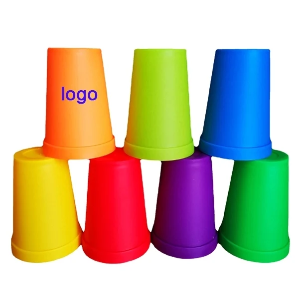Fluted Plastic Stadium Cup Drinkware 1
