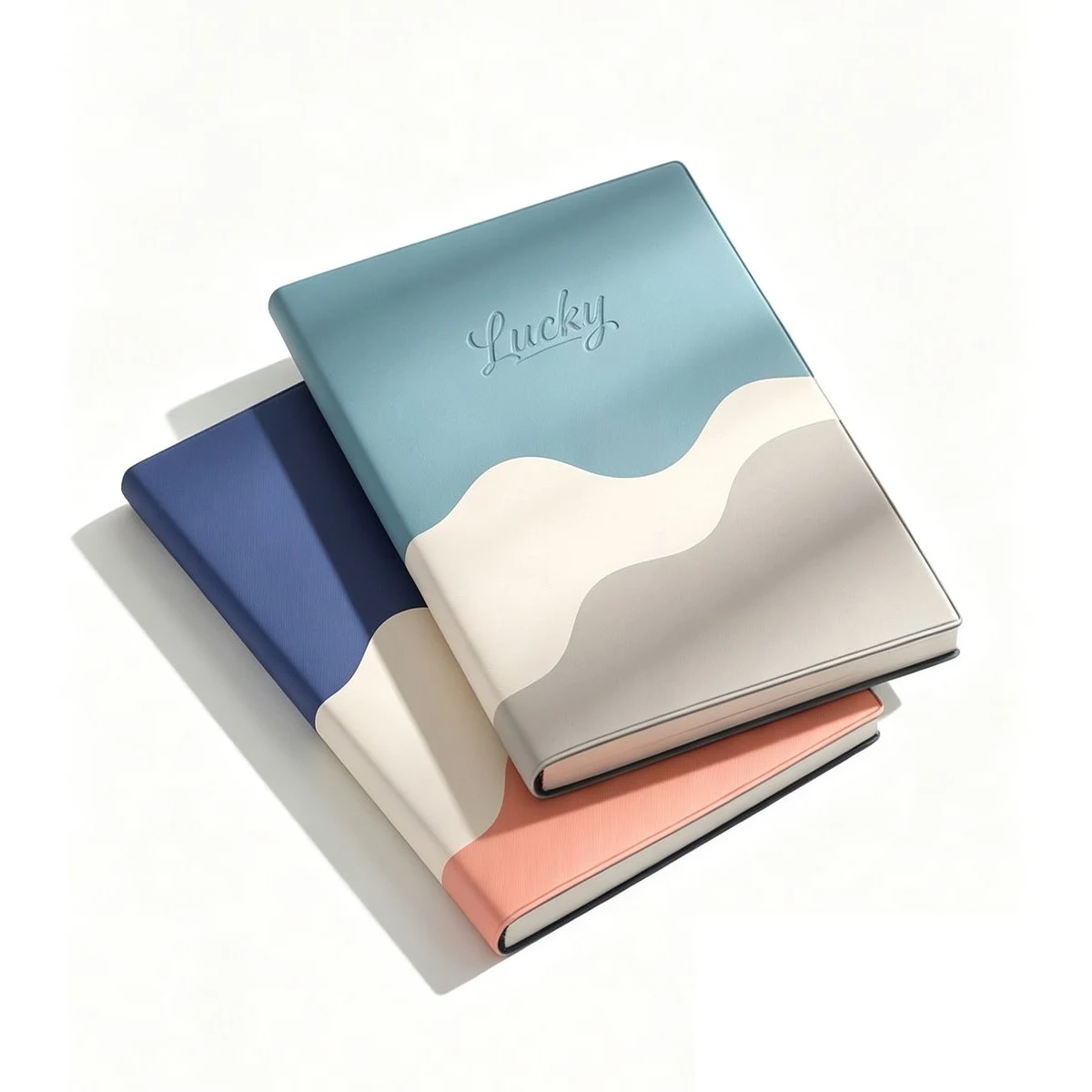 Color Wave PU Leather Notebook 1