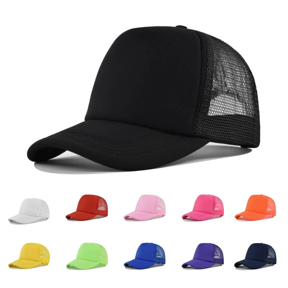 Foam Front Mesh Trucker Cap 1