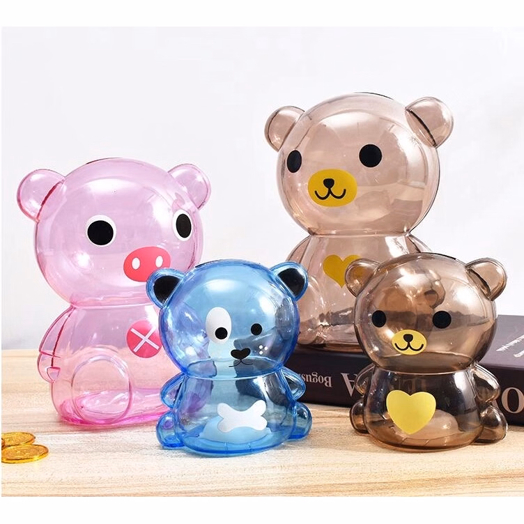 Transparent cute Bank