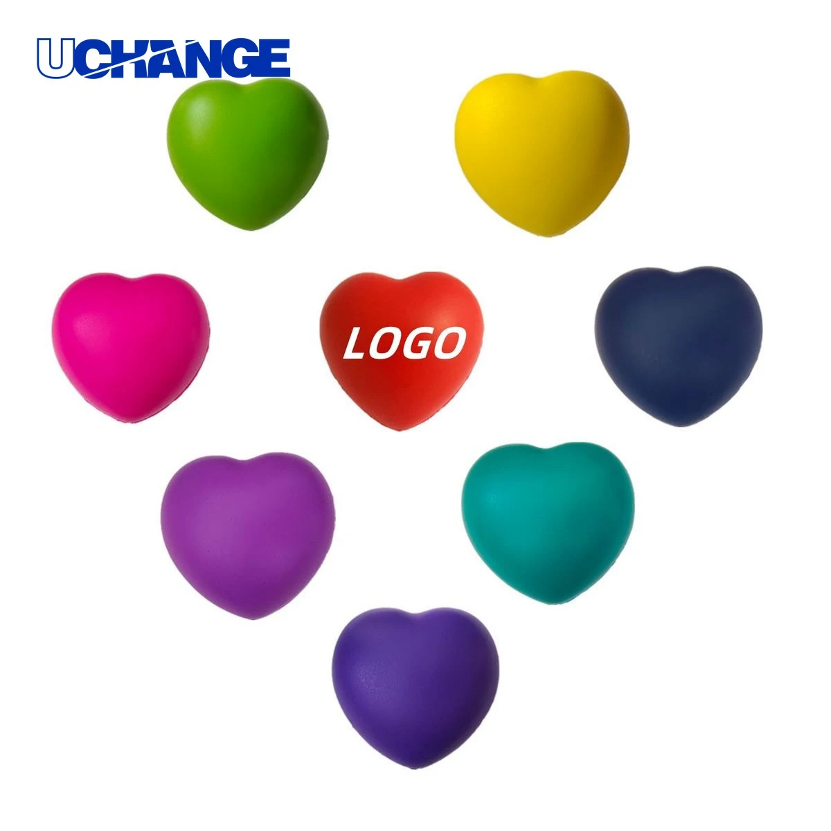 PU Foam Heart Stress Ball 1