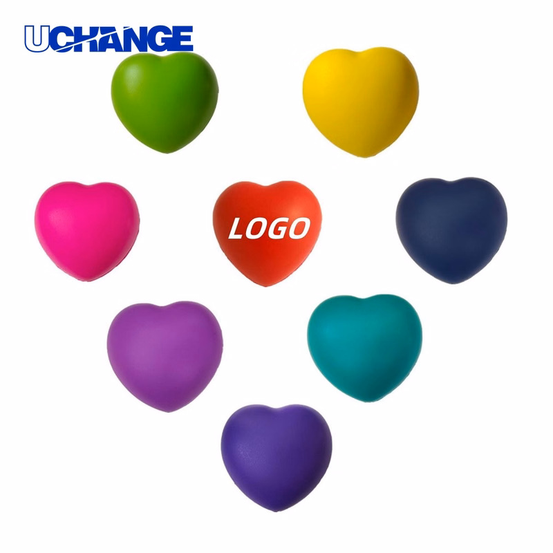 PU Foam Heart Stress Ball