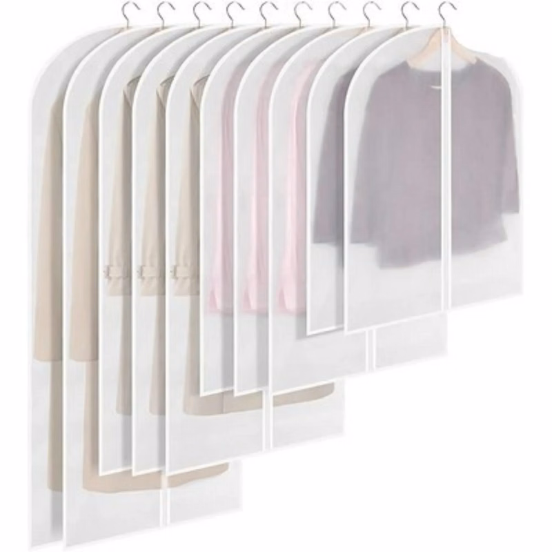 Translucent PEVA Garment Protector/Garment Bag with Zipper