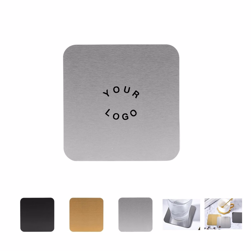 Metal Coaster with Laser Engraving Option