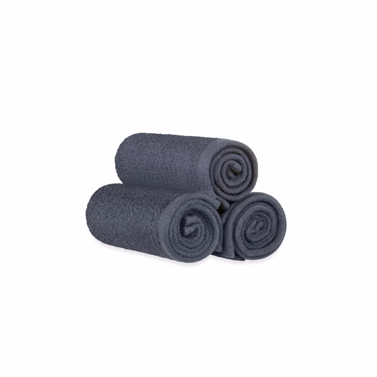 Charcoal Grey Spa Salon Towel w/Dobby Hem, 16 x 27,2.75 lb.