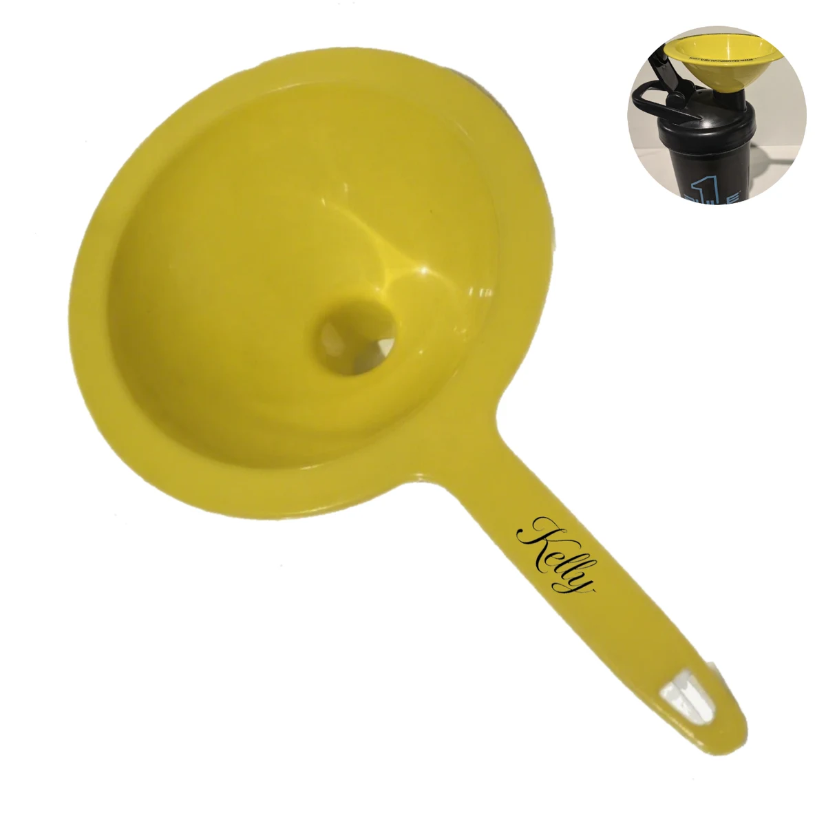 Food Grade Plastic Funnel w/ Handle 1