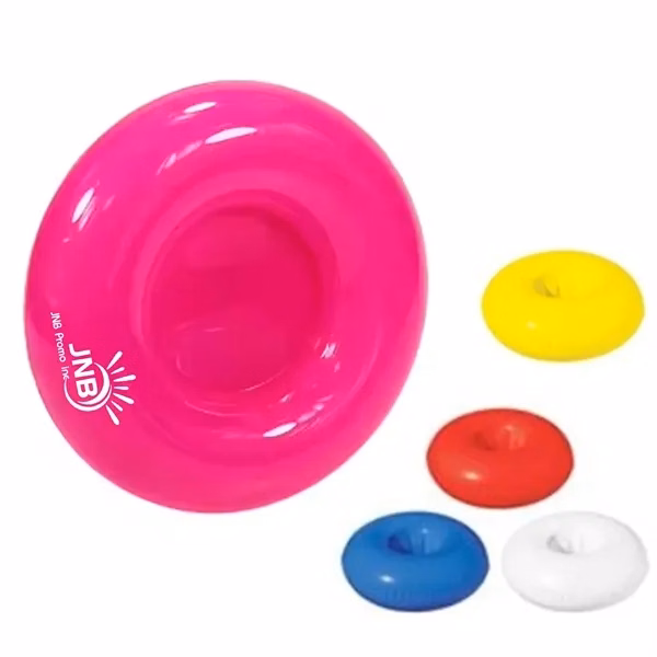 Fun and Functional Inflatable Beverage Float Holder