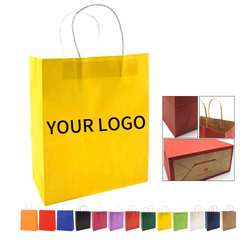 Reusable Kraft Paper Tote for Retail Packaging