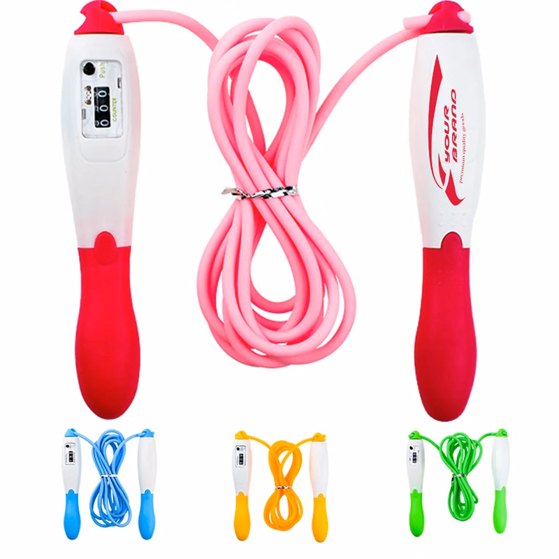 Children Training Students Fitness Counting Rope Skipping