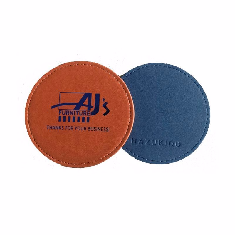Round Leather Coasters