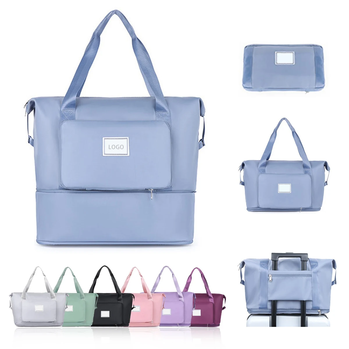 Portable Large Capacity Shoulder Oxford Travel & Sports Bag 1