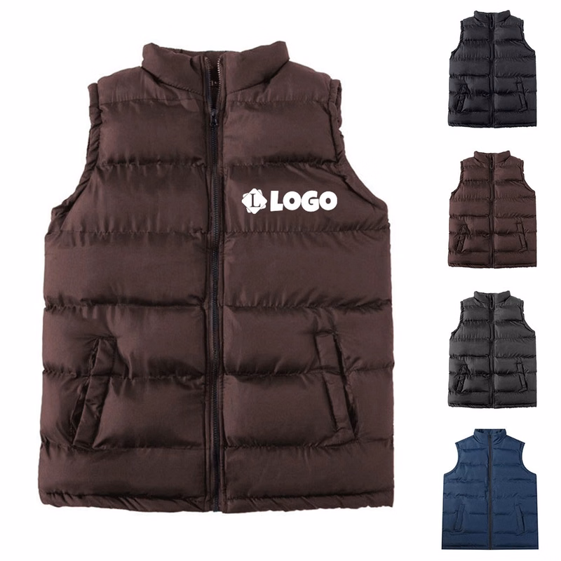 Mens Quilted Vest Jackets Waistcoat