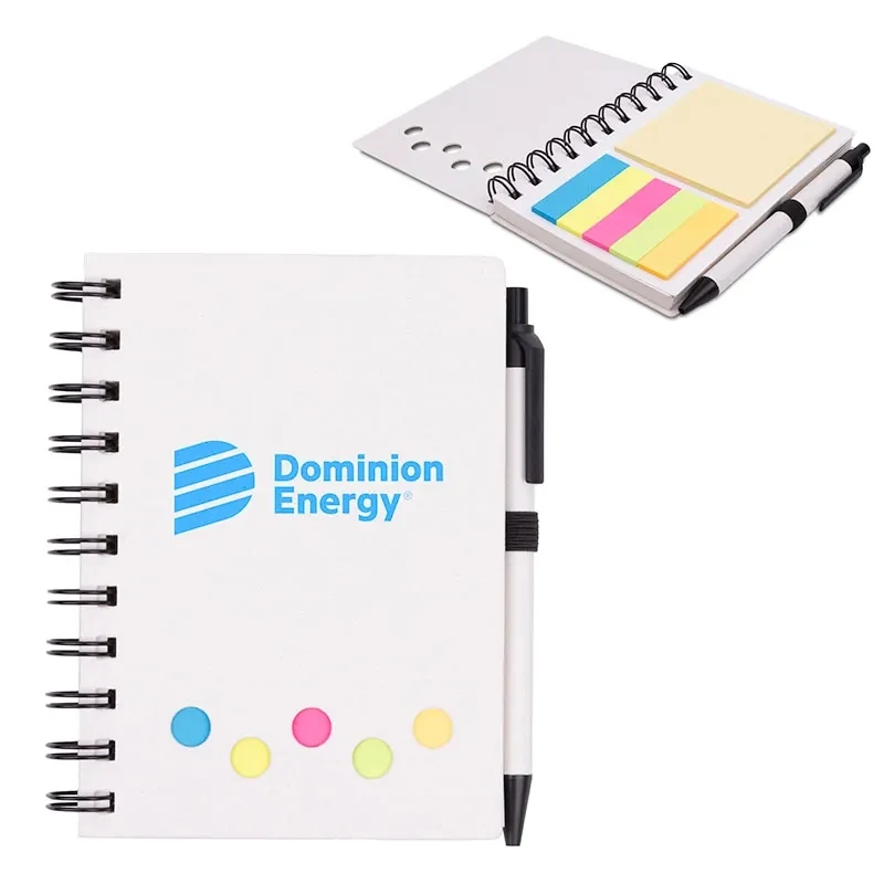 EcoNote Milk Carton Journal Book with Sticky Note and Pen 1