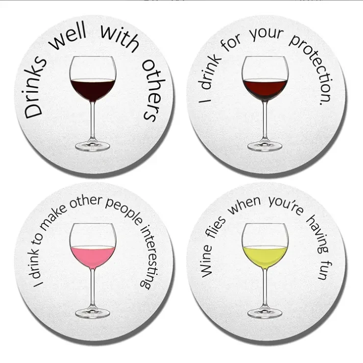 Soft Skid Resistant Neoprene Coaster 1