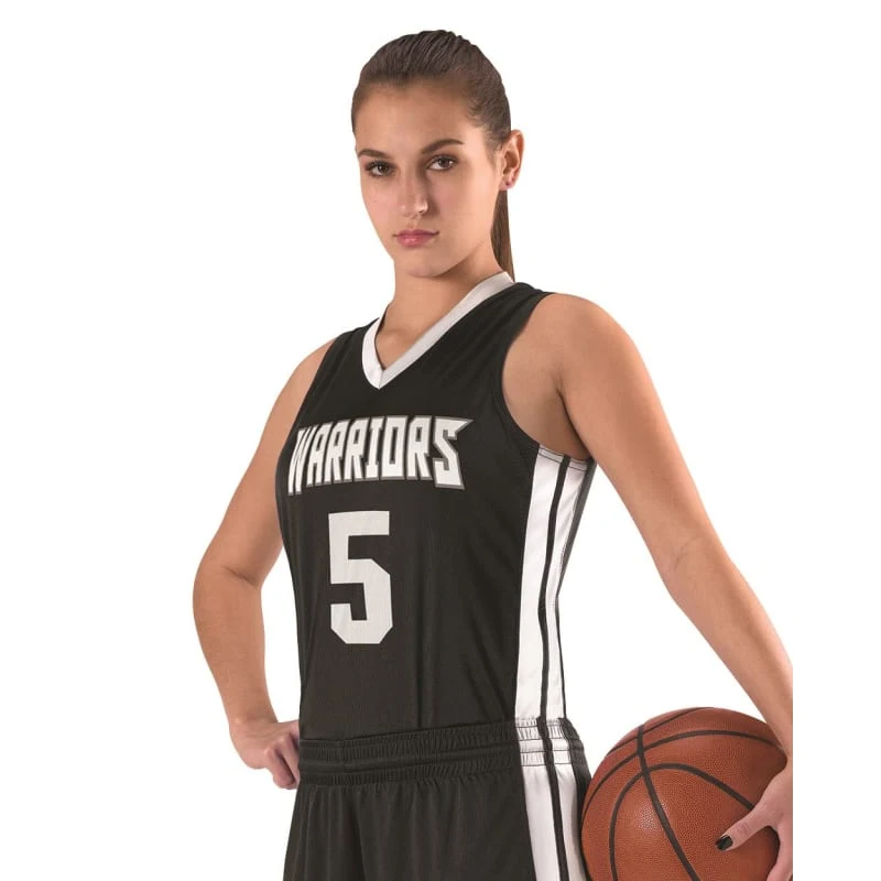 Alleson Athletic Women's Single Ply Basketball Jersey - 538JW 1