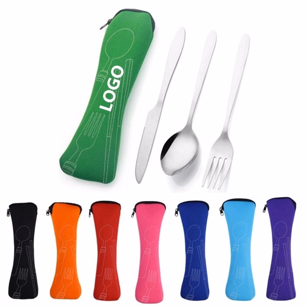 3Pcs Portable Utensils