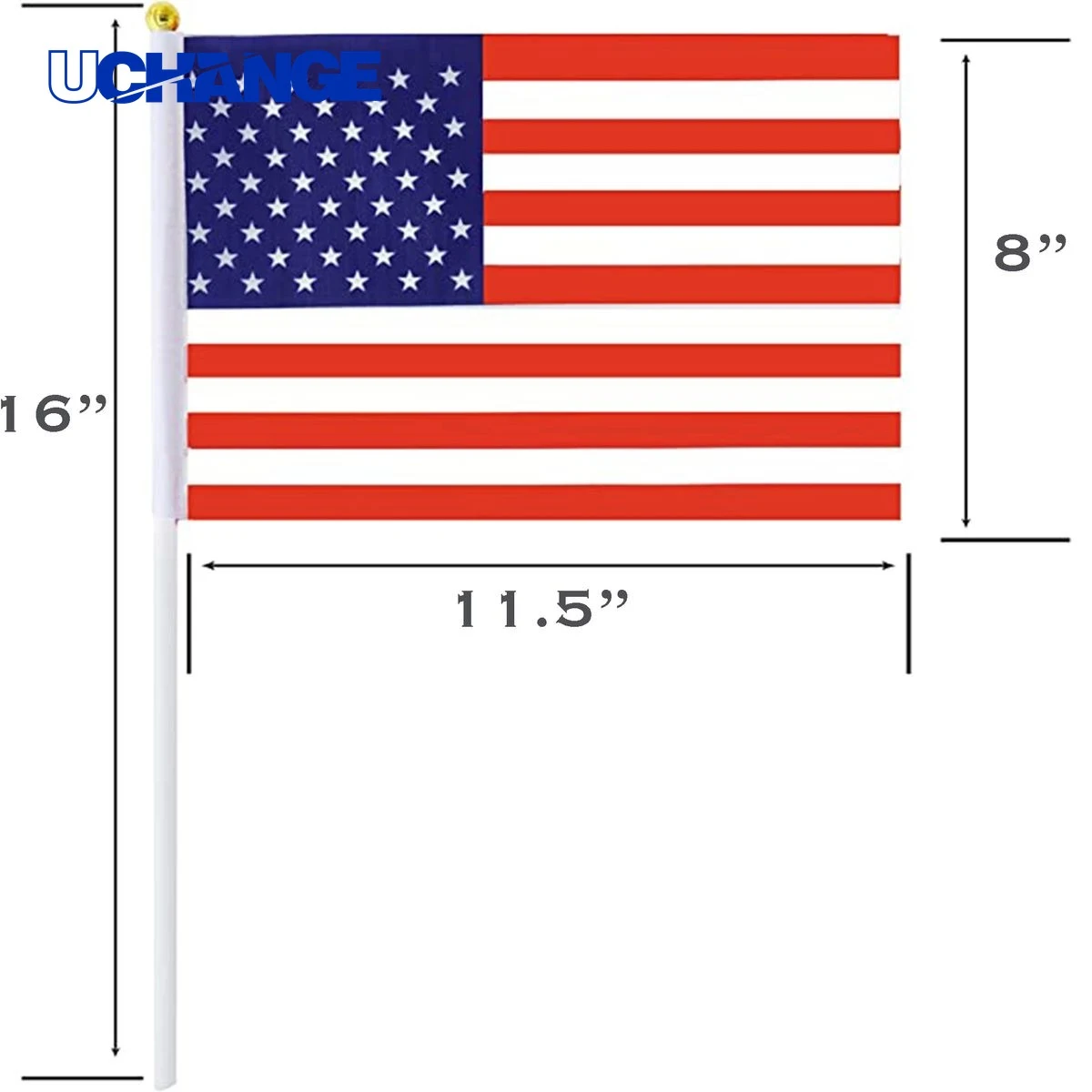 Full Color Stick Flag for Event Promotions 1