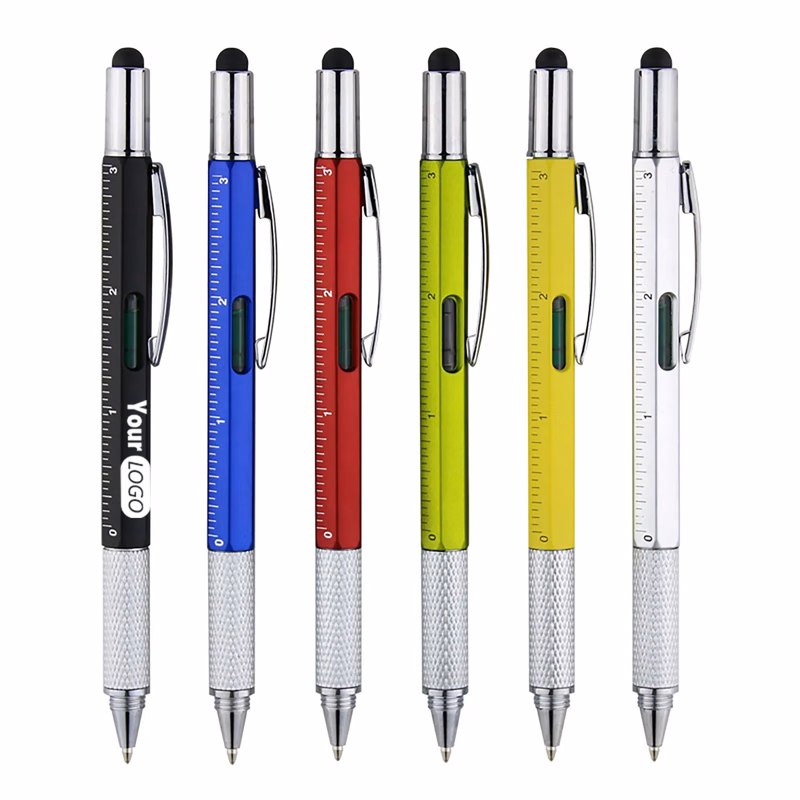 MOQ 500 PCS Multi-Function Pen w/Screw Heads