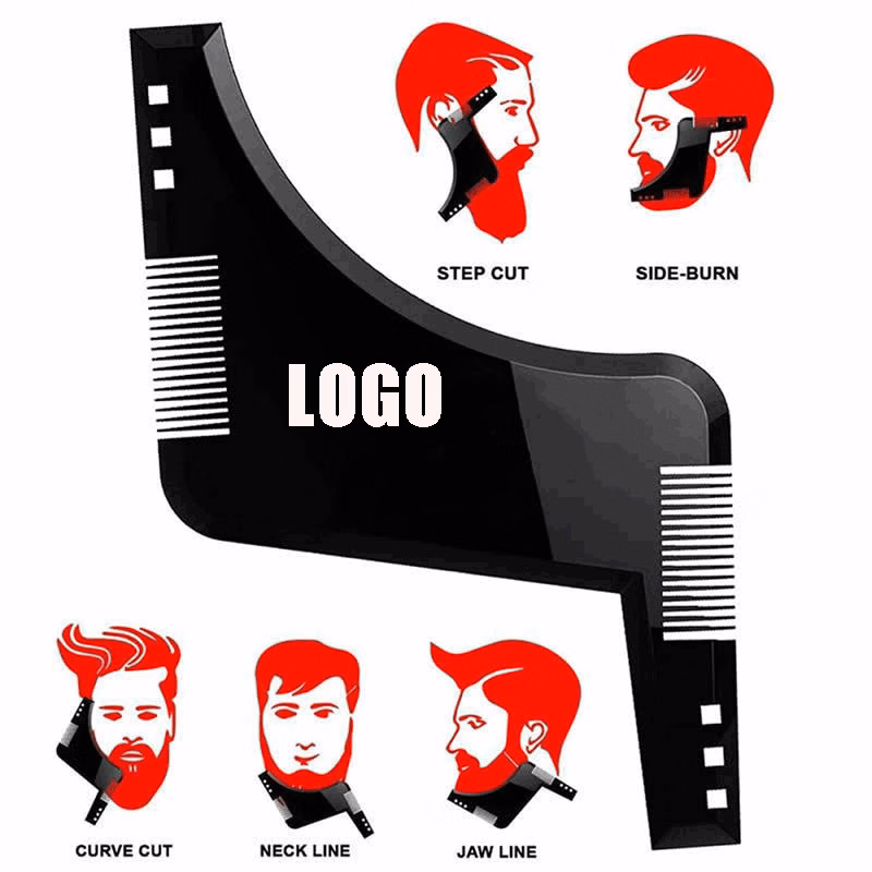 Men's Beard Shaping Tool With Inbuilt Comb /Styling Comb Templates