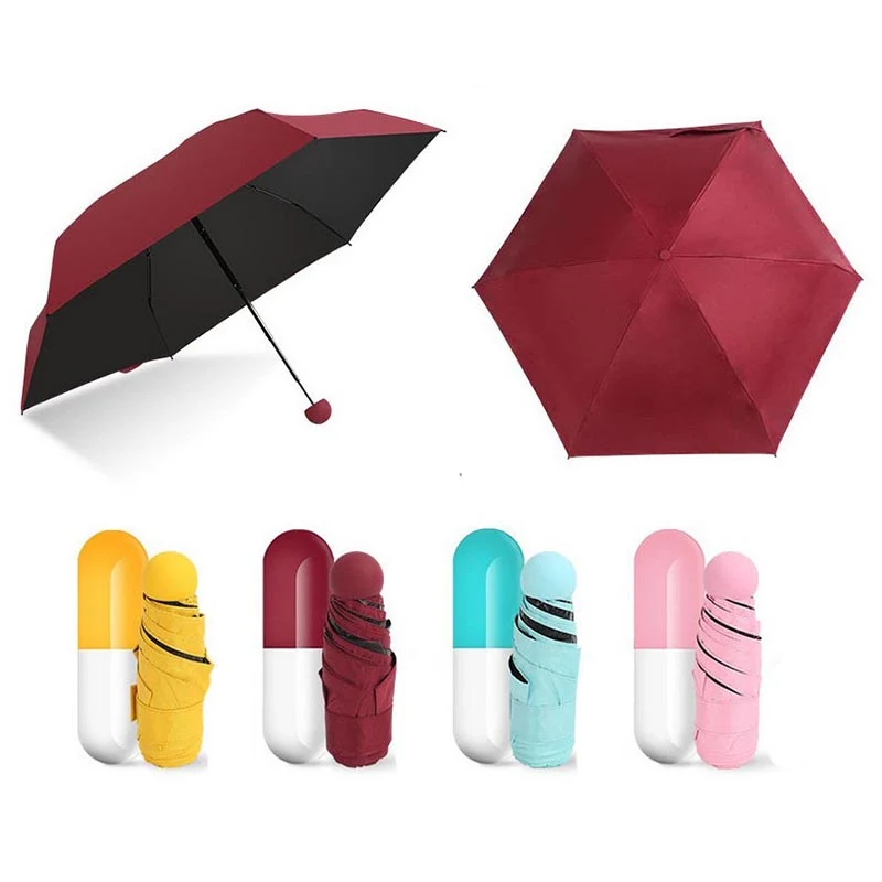 Compact Travel Foldable Capsule Umbrella 1
