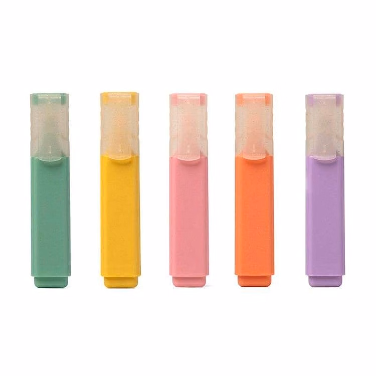 Glitter Highlighter Set - 5 Colors