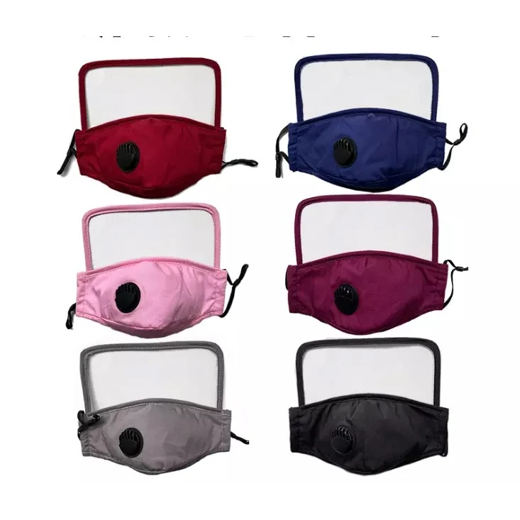 Cotton Facemask With Shield 1