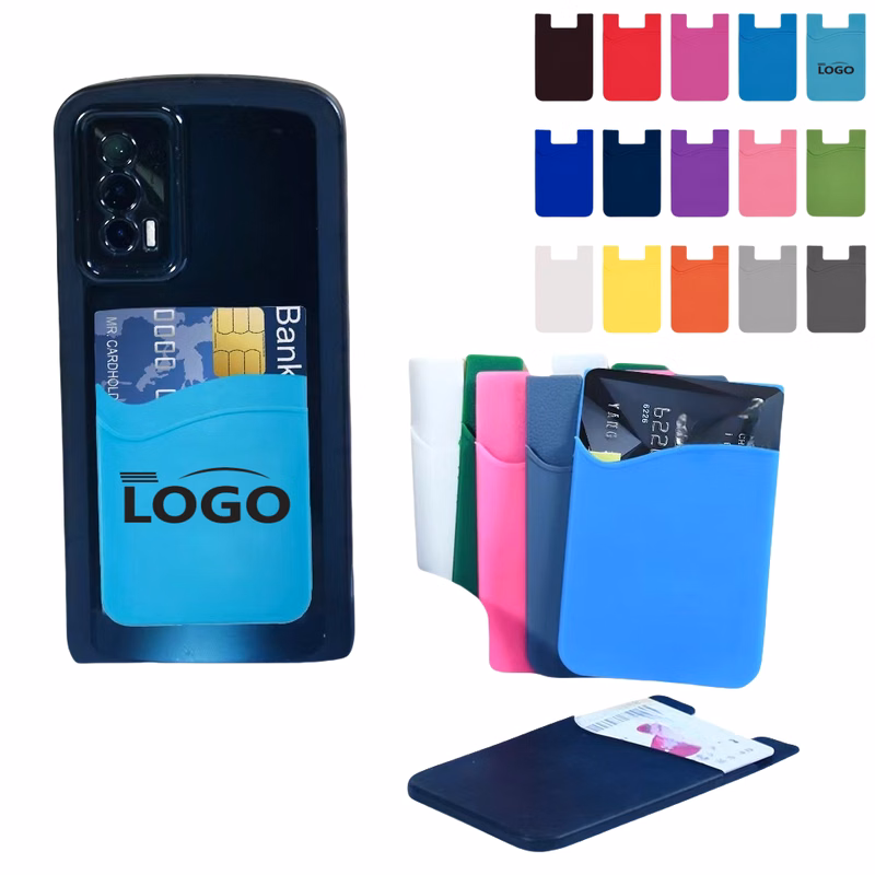 Colorful Stick-On Phone Card SleeveColorful