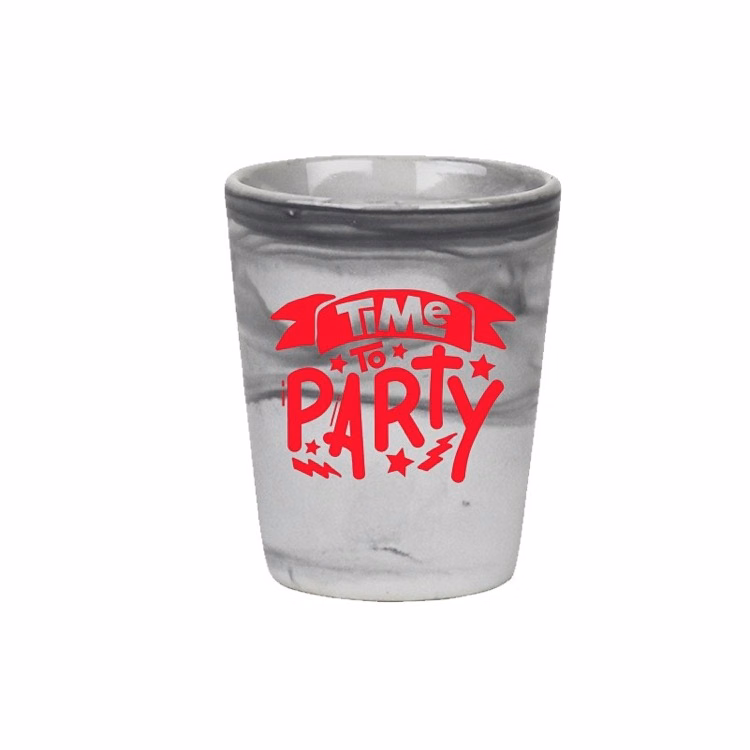 2 Oz. Ceramic Marble Shot