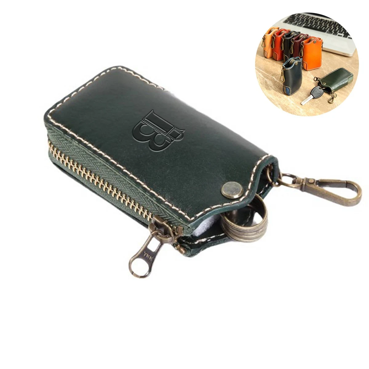Lastra Leather Key Ring Case 1