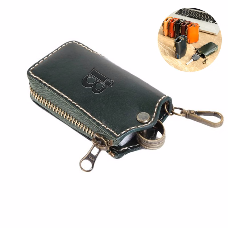 Lastra Leather Key Ring Case