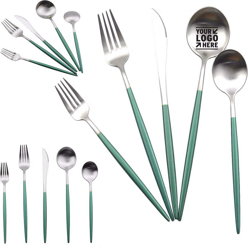 5 Pieces Stainless Steel Tableware Set