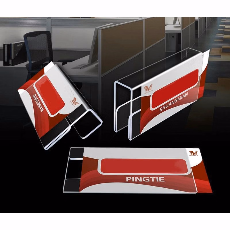 Personalized Office Name Plate For Desk Custom Acrylic Clear