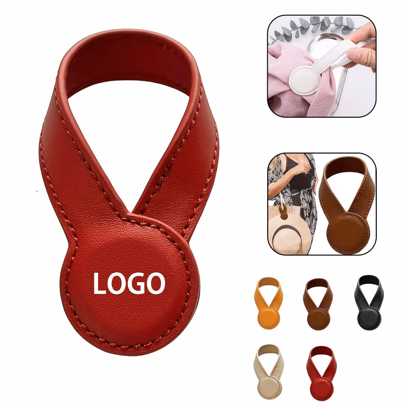 Magnetic PU Travel Cap Clip