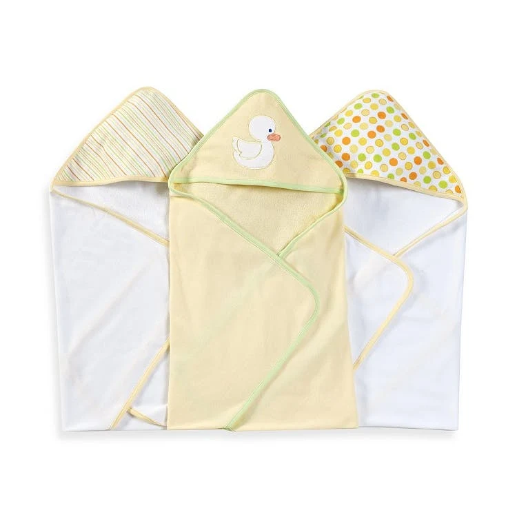 Baby Hooded Towels - Yellow Duck 3 Pack 1