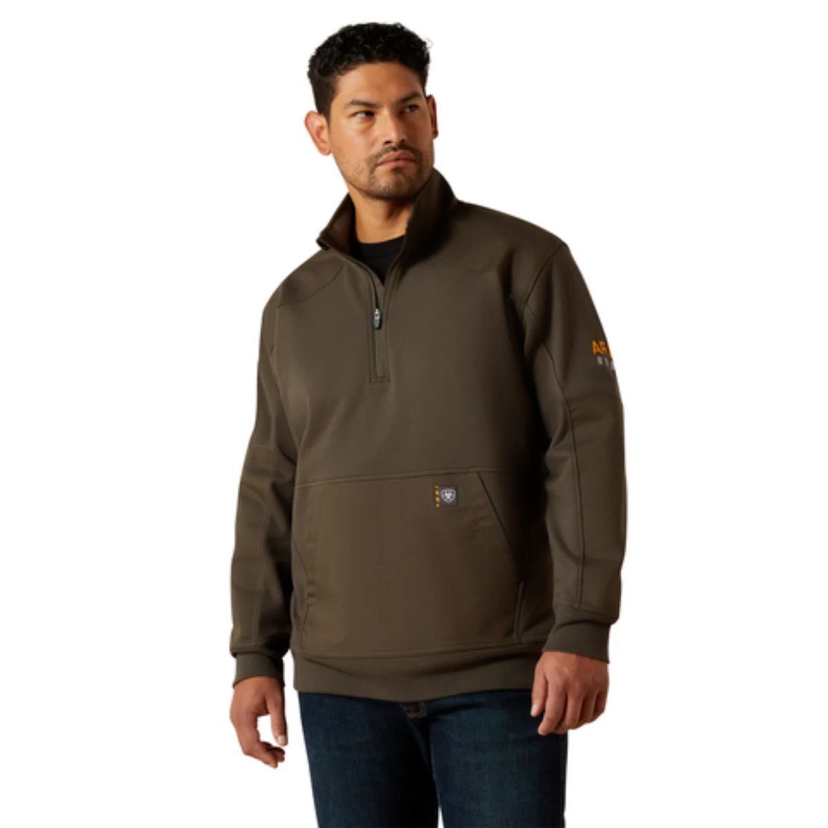 Ariat Rebar Workman Duracanvas 1/4 Zip Sweatshirt 1