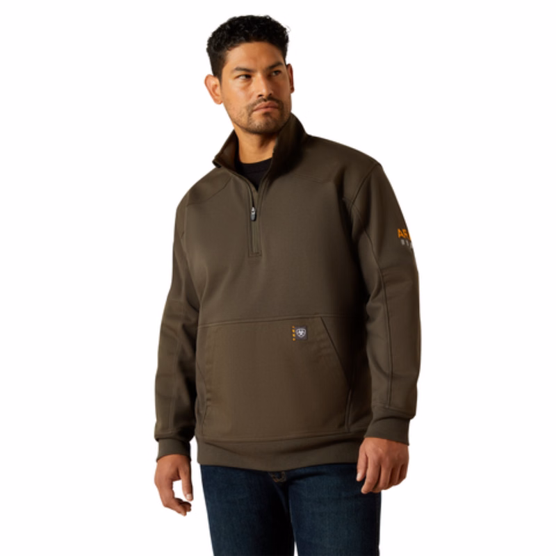 Ariat Rebar Workman Duracanvas 1/4 Zip Sweatshirt