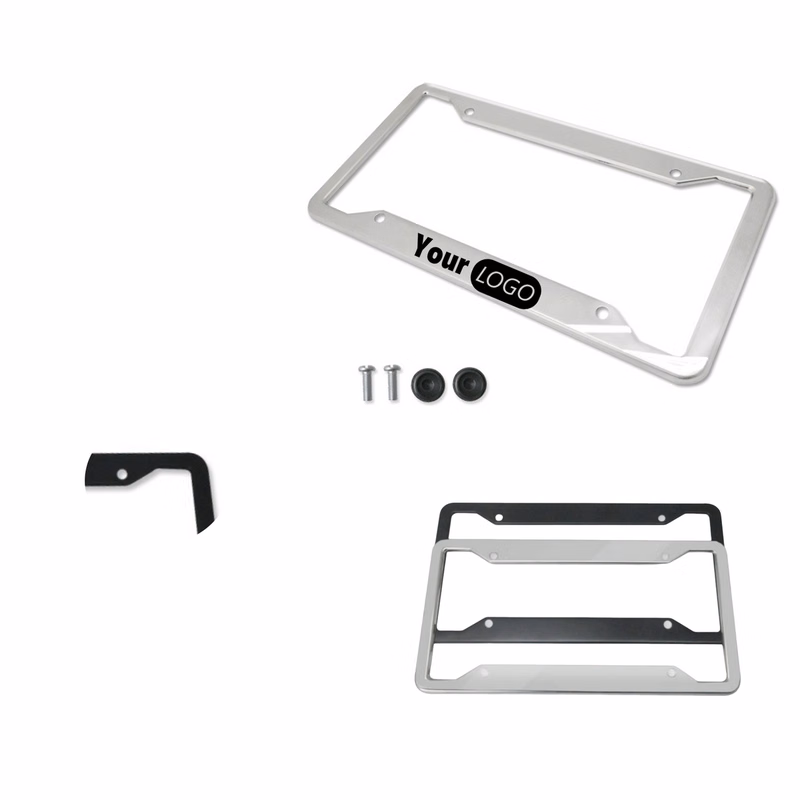 12.2 Inch Stainless License Plate Frame