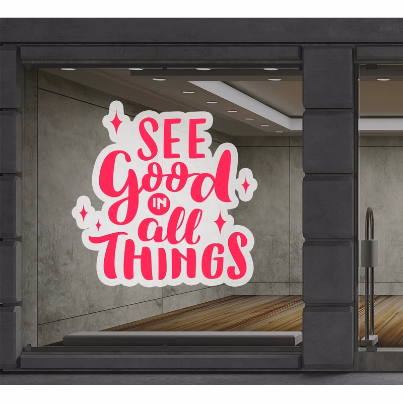Die-Cut Frosted Decals ( 12" x 12" )