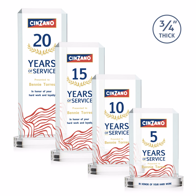 Dalton VividPrint™ Award on Alberton Base - Clear