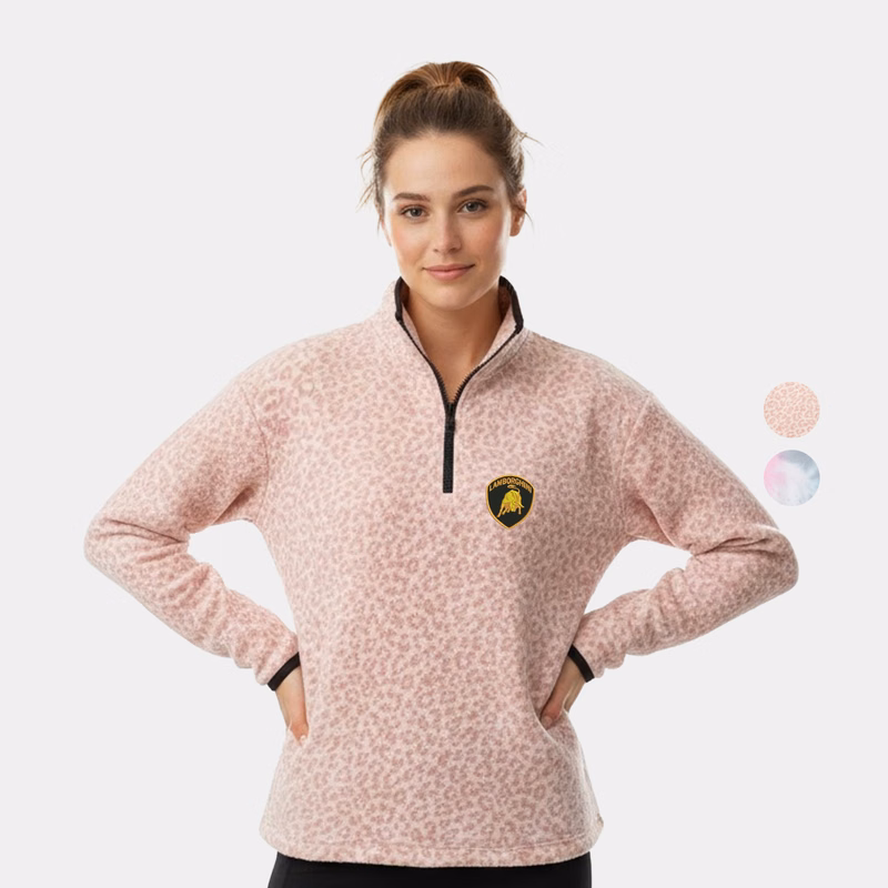 Aurora™ Women's Contrast Trim Polar Fleece Quarter Zip