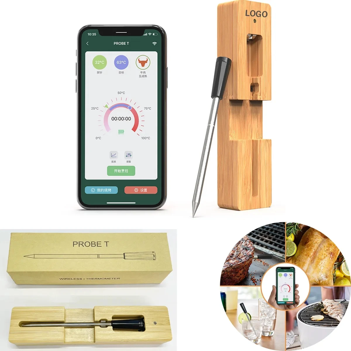 Bluetooth Wireless Meat Thermometer 1