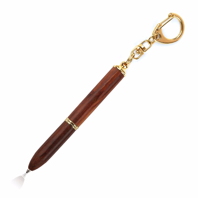 Portable Wooden Brass Metal Ballpoint Pen