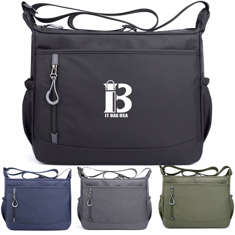 Nylon Multicolor High Capacity Crossbody Bag