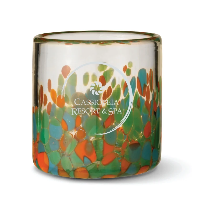 Twine Living® Viajar Short Recycled Glass Tumbler, set of 2 1